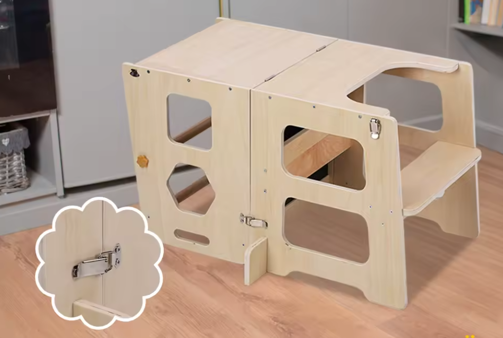 Silla alta madera convertible